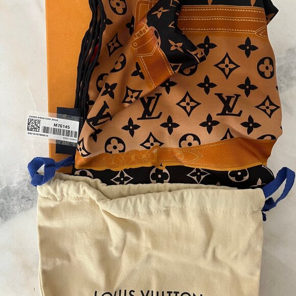 Louis Vuitton Monogram Carré Rising Confidential Scarf - Picture 3 of 7